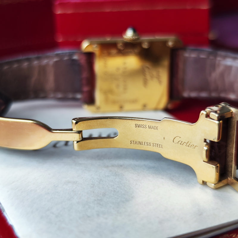 Cartier カルティエ マストタンク MM クォーツ腕時計