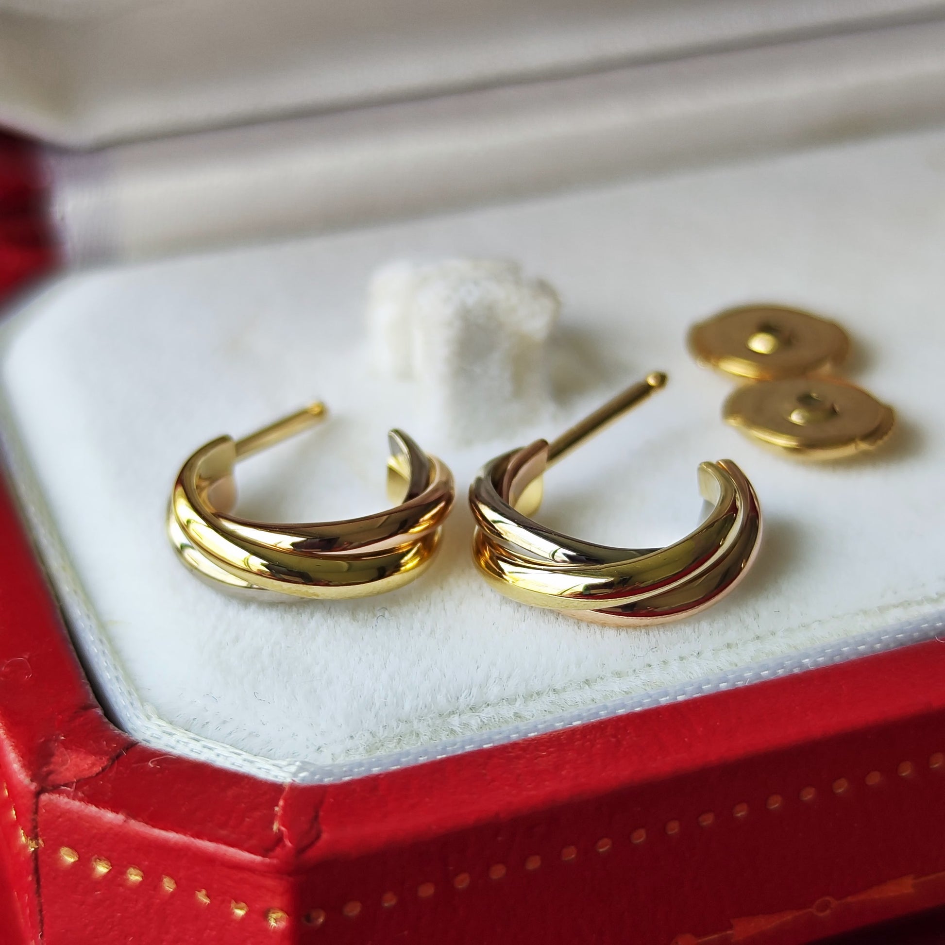 Cartier カルティエ トリニティピアス