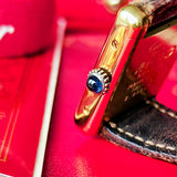 【OH済み】Cartier カルティエ マストタンク レッド文字盤 手巻き腕時計