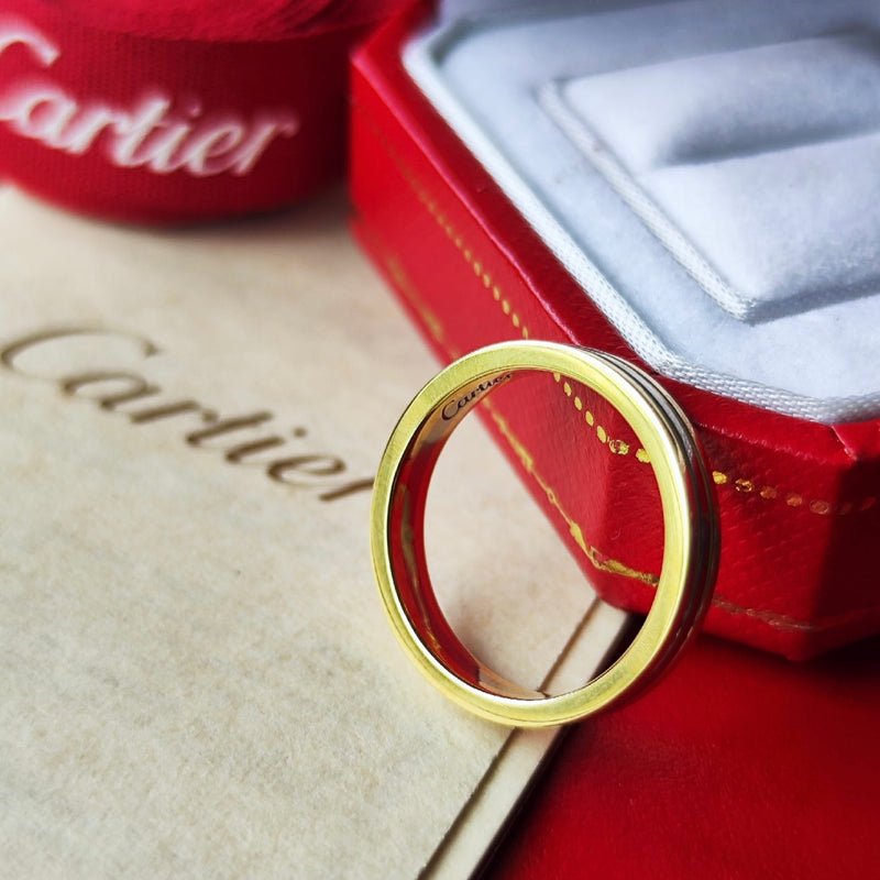 Cartier カルティエ ヴァンドーム 18金 14号 スリーカラーリング