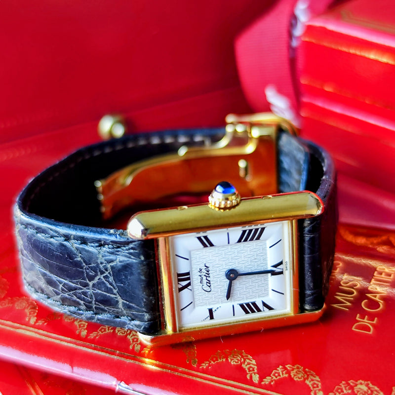 Cartier カルティエ マストタンク クォーツ腕時計
