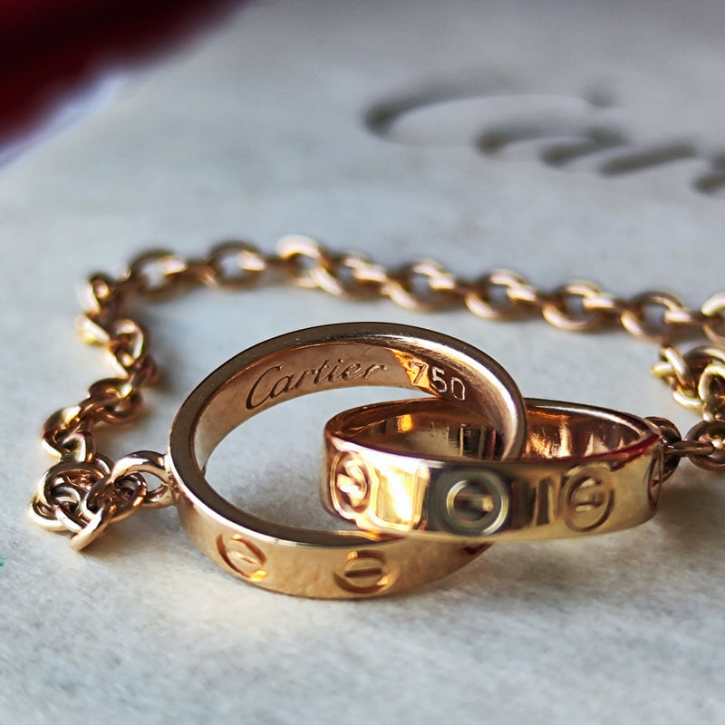 Cartier カルティエ ベビーラブ ブレスレット 18金PG