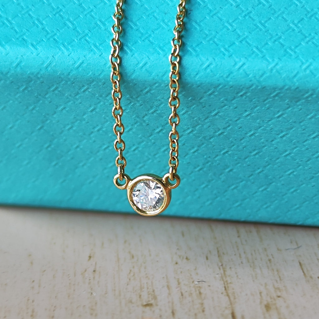TIFFANY &Co ティファニー バイザヤード ダイヤモンド ネックレス