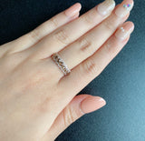 【お値下げ】ローズカット 天然ブラウンダイヤモンド 18金リング