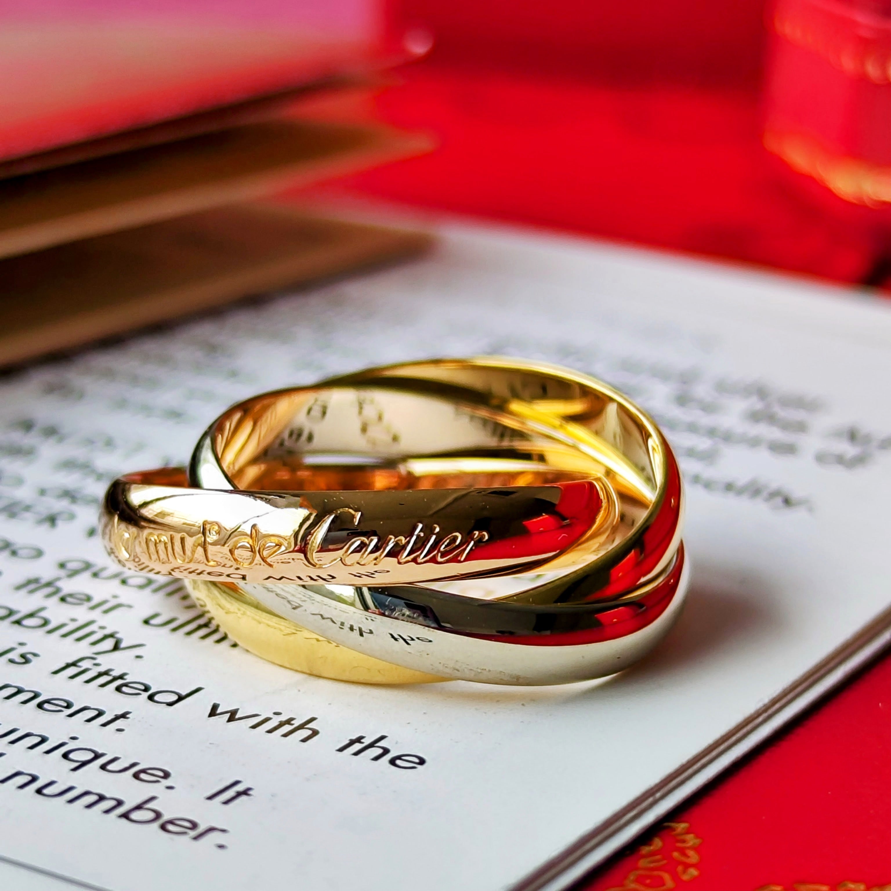 Cartier カルティエ トリニティリング 53 – Mico宝飾店 Cartier カルティエ トリニティリング 53 – Mico宝飾店