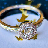 【ピンクダイヤ】TASAKI 田崎真珠 FANCY LIGHT PURPLISH PINK 18金WG リング