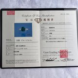 天然ジルコン 7.06ct 天然ダイヤモンド リング