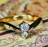 MIKIMOTO ミキモト 天然ダイヤモンド リング