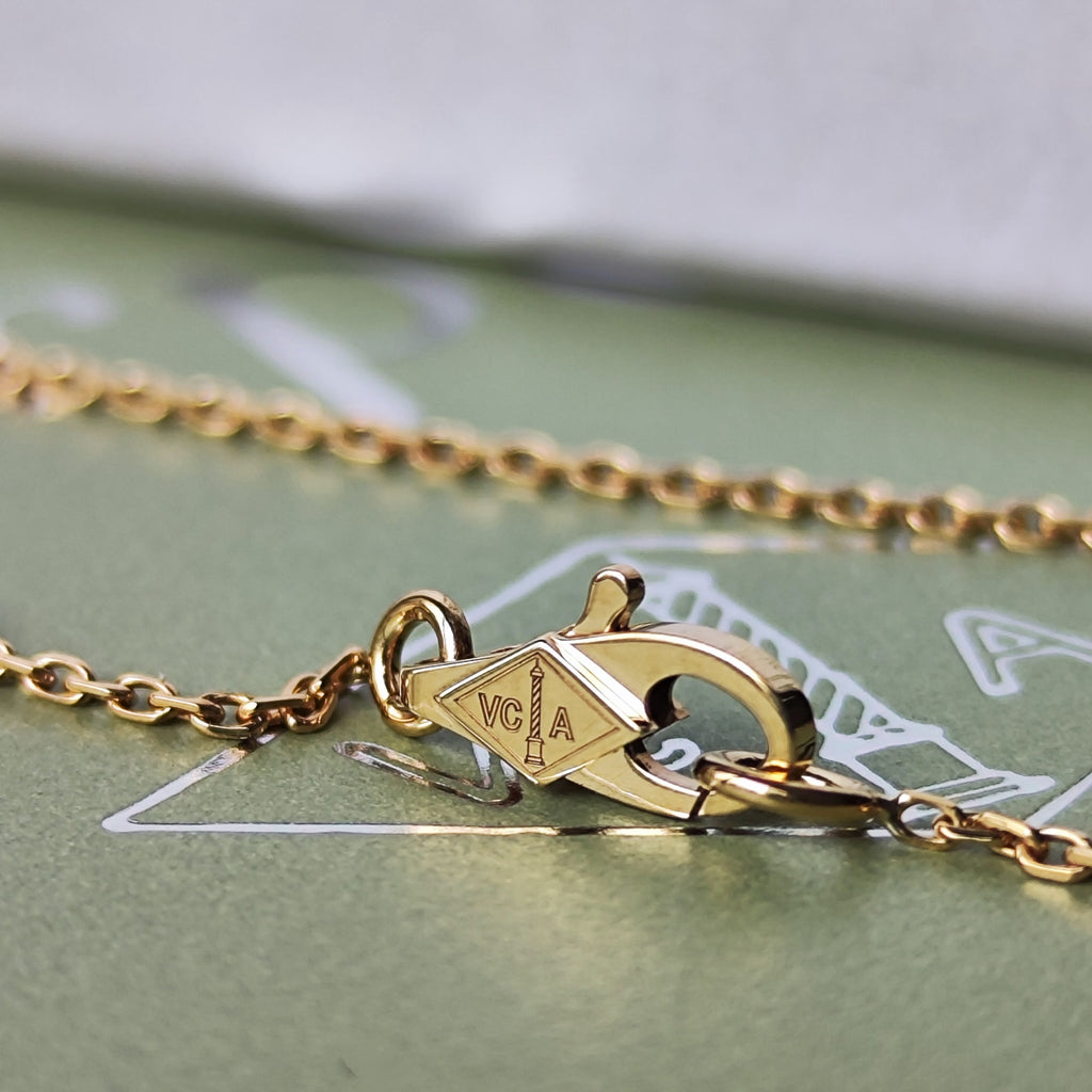 Van Cleef & Arpels ヴァンクリーフ&アーペル フリヴォル ミニ ネックレス ダイヤモンド 18金