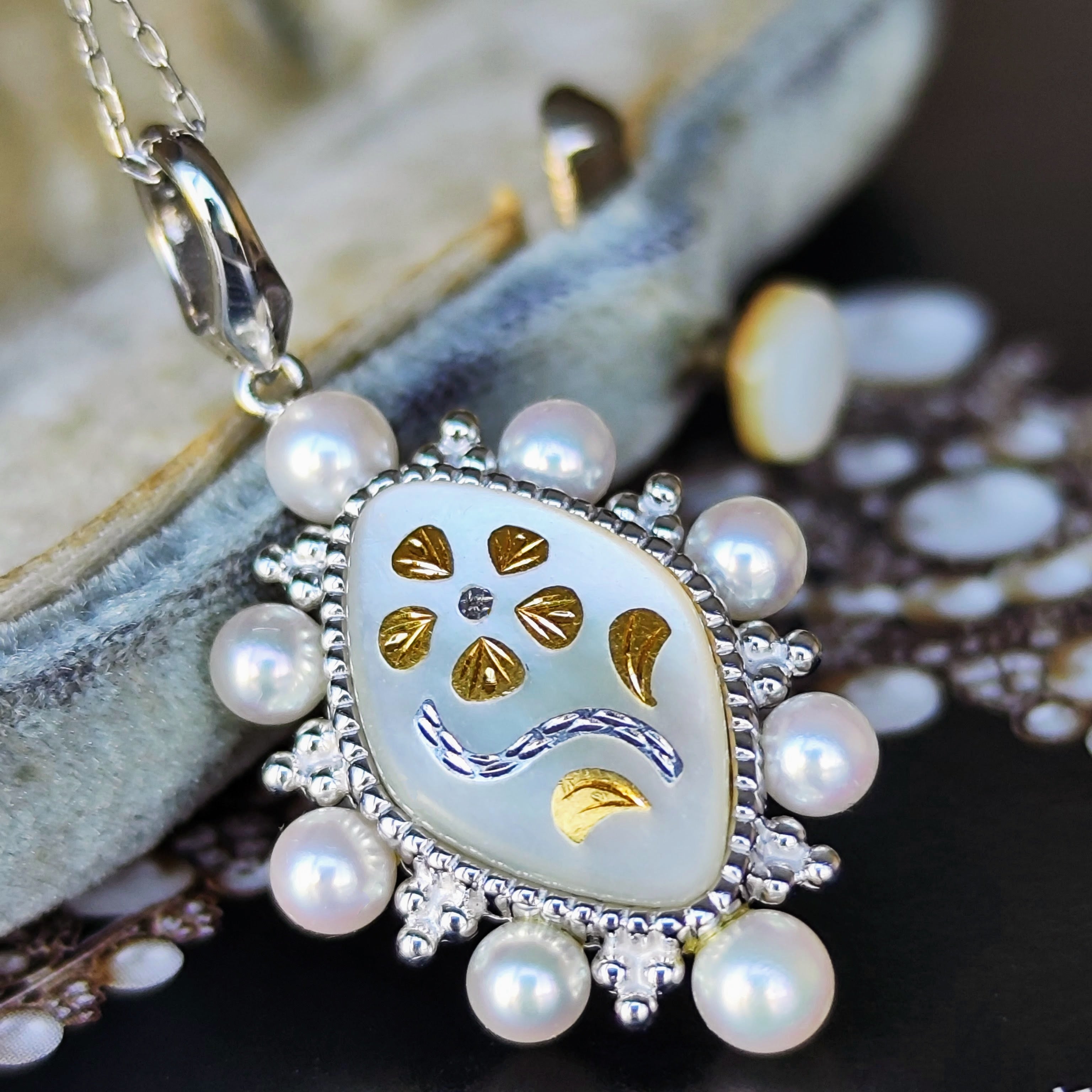 MIKIMOTO ミキモトピクウェ ペンダントトップ リバーシブル 18金