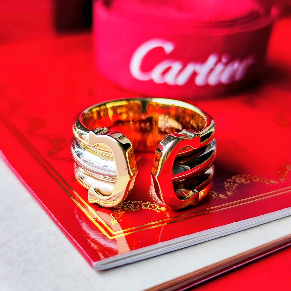 【廃盤 Cartier 】カルティエ 2C（デューブル・シー）ダイヤモンド 52