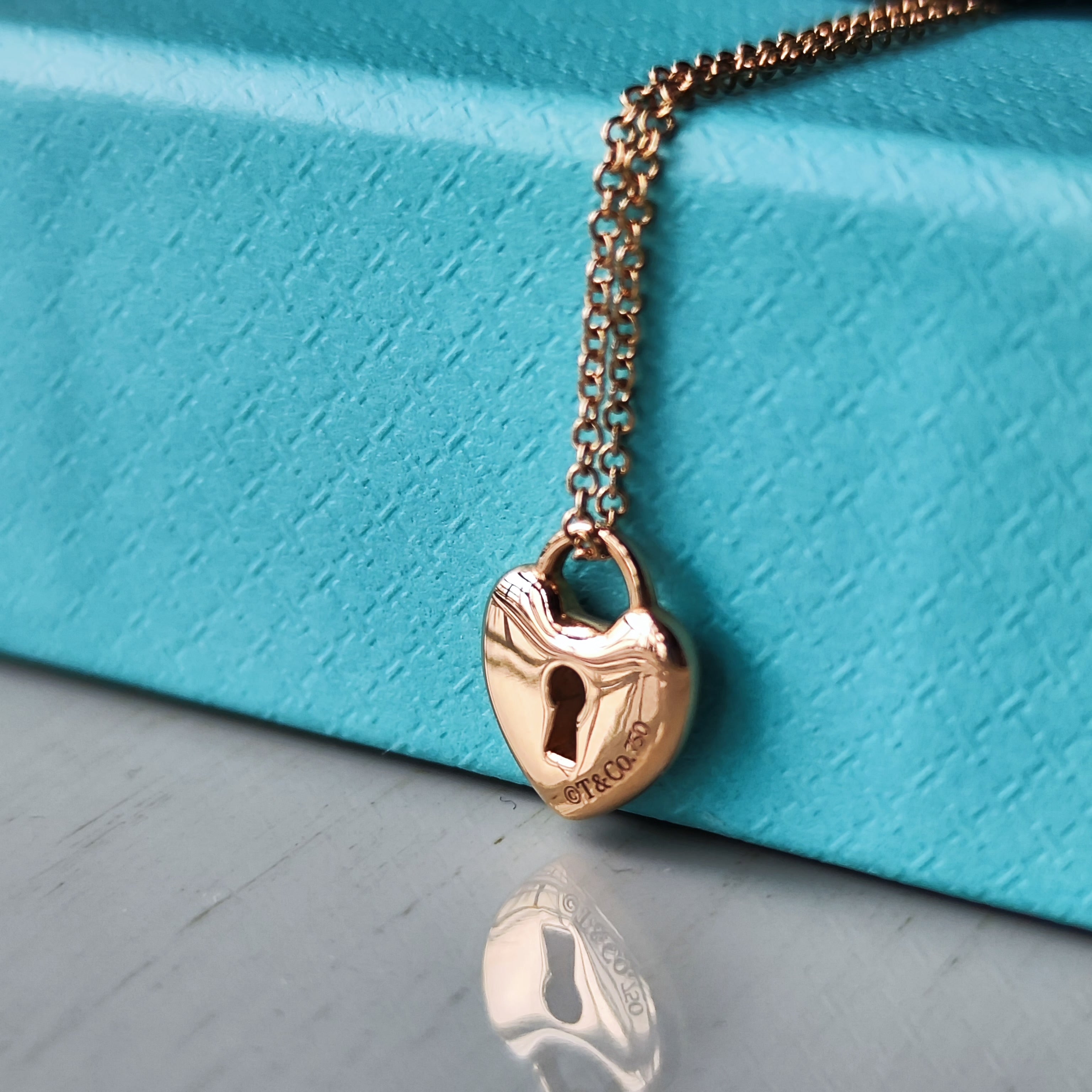 TIFFANY &Co ティファニー ハートロック ネックレス 18金PG – Mico宝飾店