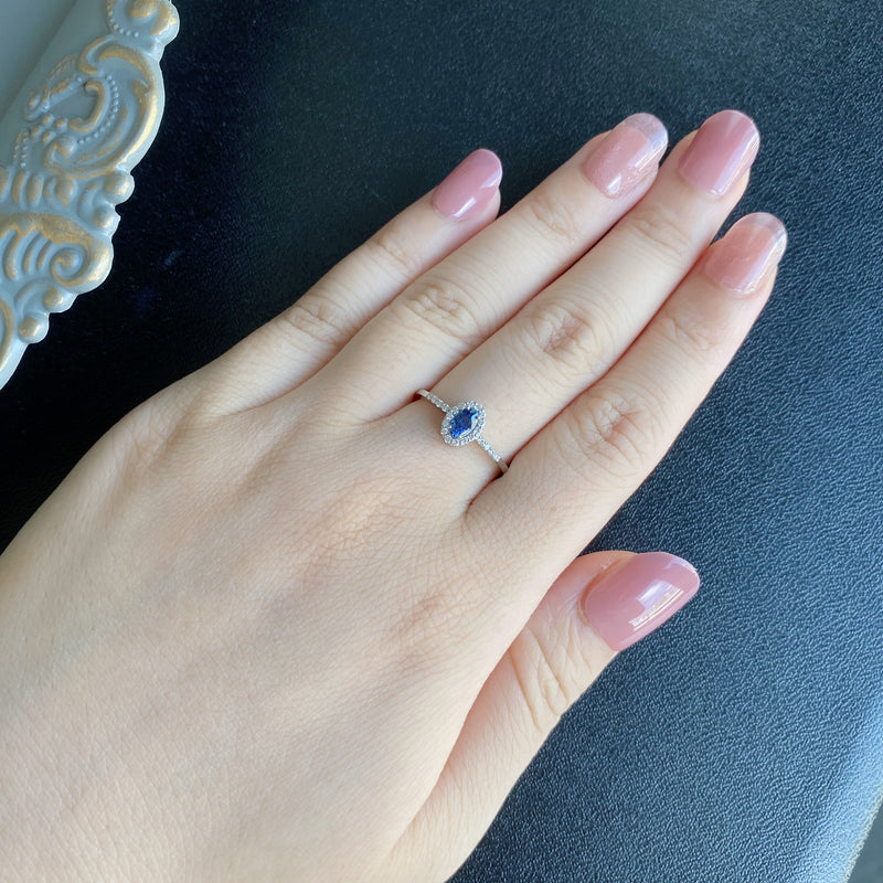 Pt850　天然 サファイアリング　S0.67ct　D0.08ct　ダイヤモンド 幻のサファイア ヨーゴ渓谷】天然サファイア 天然ダイヤモンド