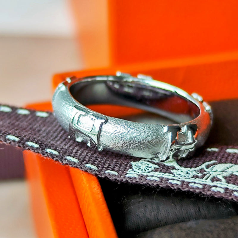 HERMES エルメス フィデリテリング 18金WG 6号 – Mico宝飾店