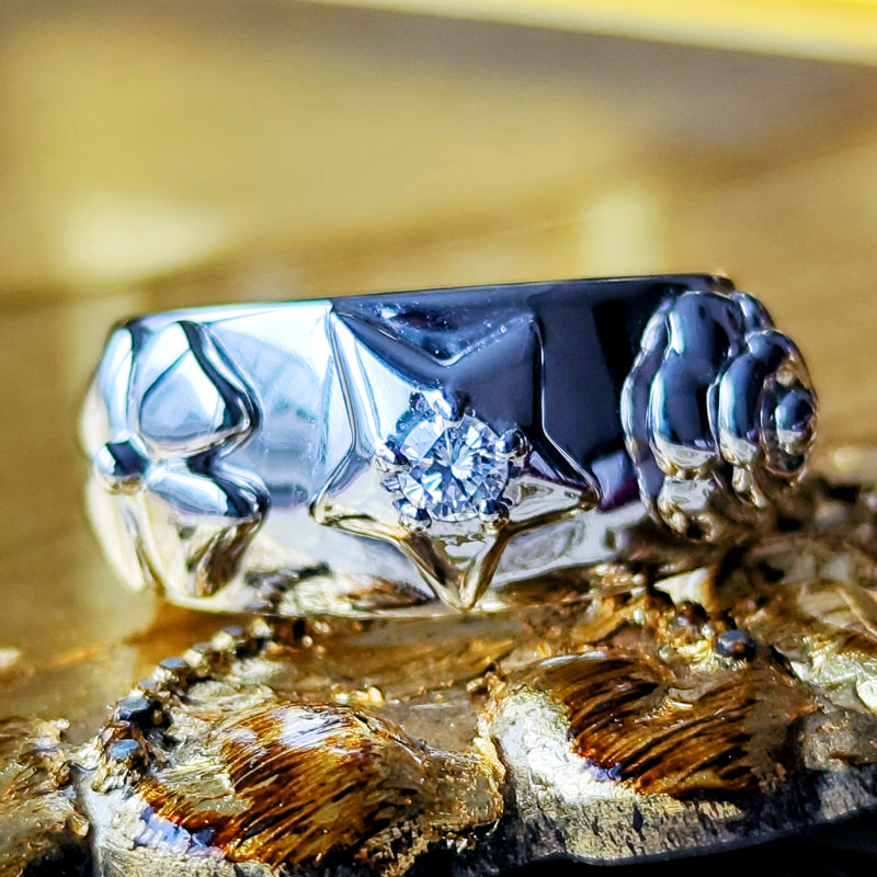 CHANEL シャネル スリーシンボルズ ダイヤモンド 18金WG 7号