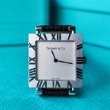 TIFFANY &Co ティファニー ATLAS アトラス スクエア型 ボーイズ クォーツ腕時計