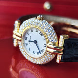 【コンプリートサービス済み】Cartier
カルティエ コリゼ 18金無垢 純正ダイヤモンド クォーツ腕時計