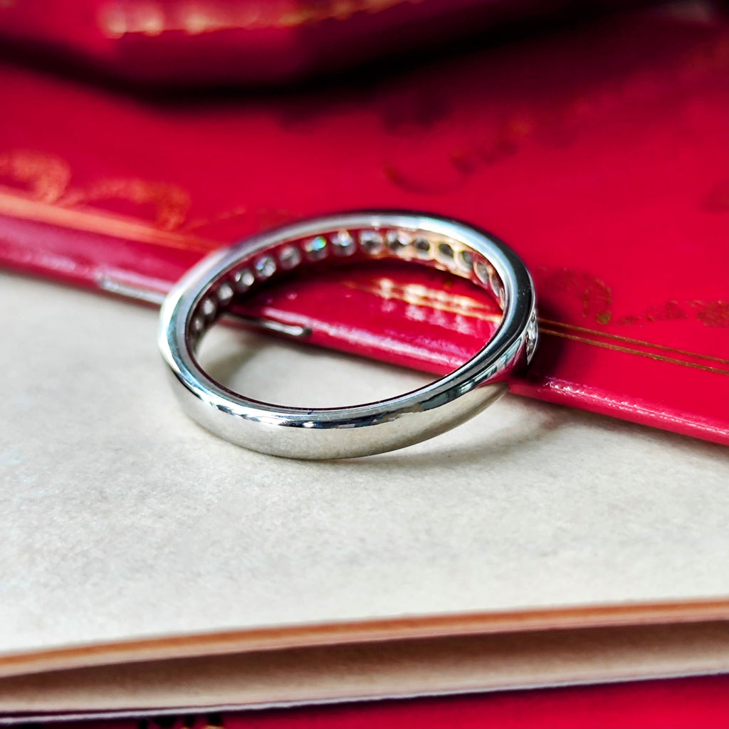 Cartier カルティエ ダイヤモンド ハーフエタニティリング 50