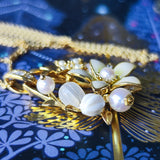 MIKIMOTO ミキモト エナメル 真珠 ネックレス