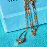 TIFFANY &Co ティファニー センチメンタルハート ダイヤモンド ネックレス