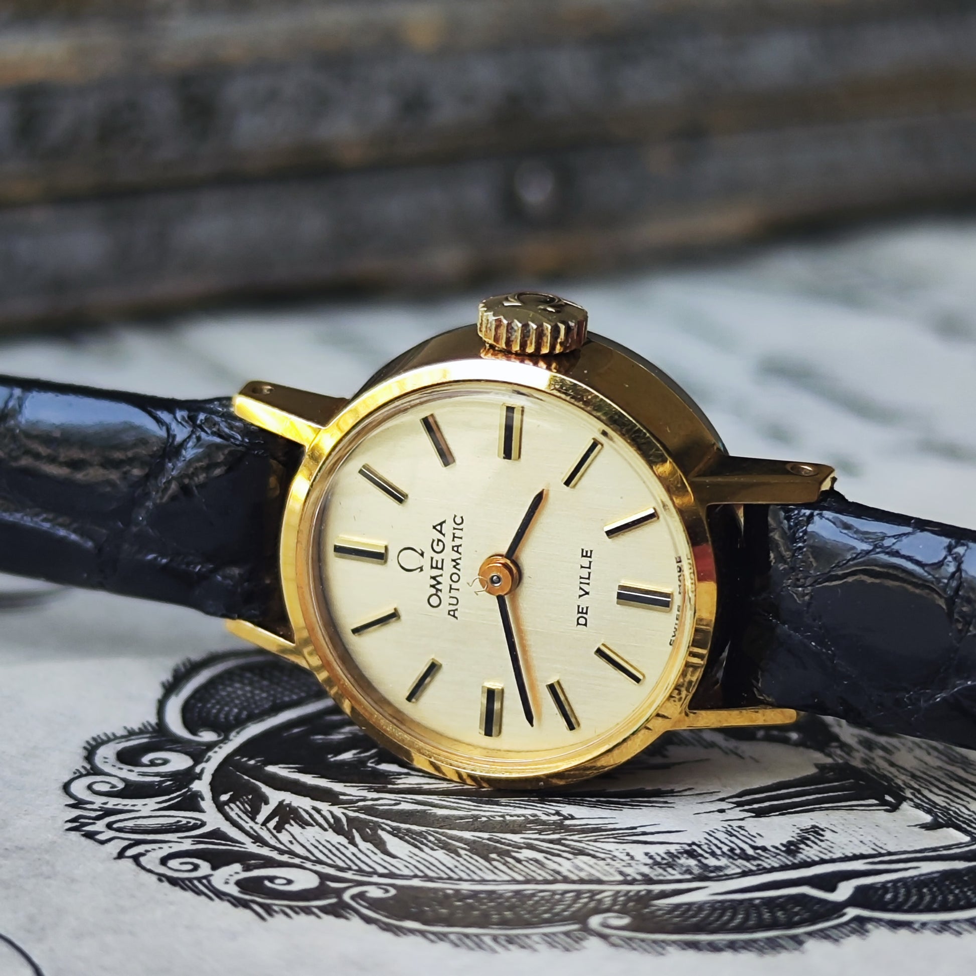 【OH済み】OMEGA オメガ DE VILLE 
デビル 自動巻き腕時計