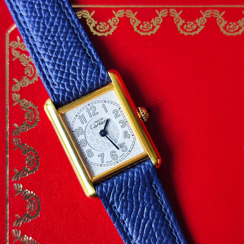 Cartier カルティエ マストタンク MM
テレフォンダイヤル クォーツ腕時計