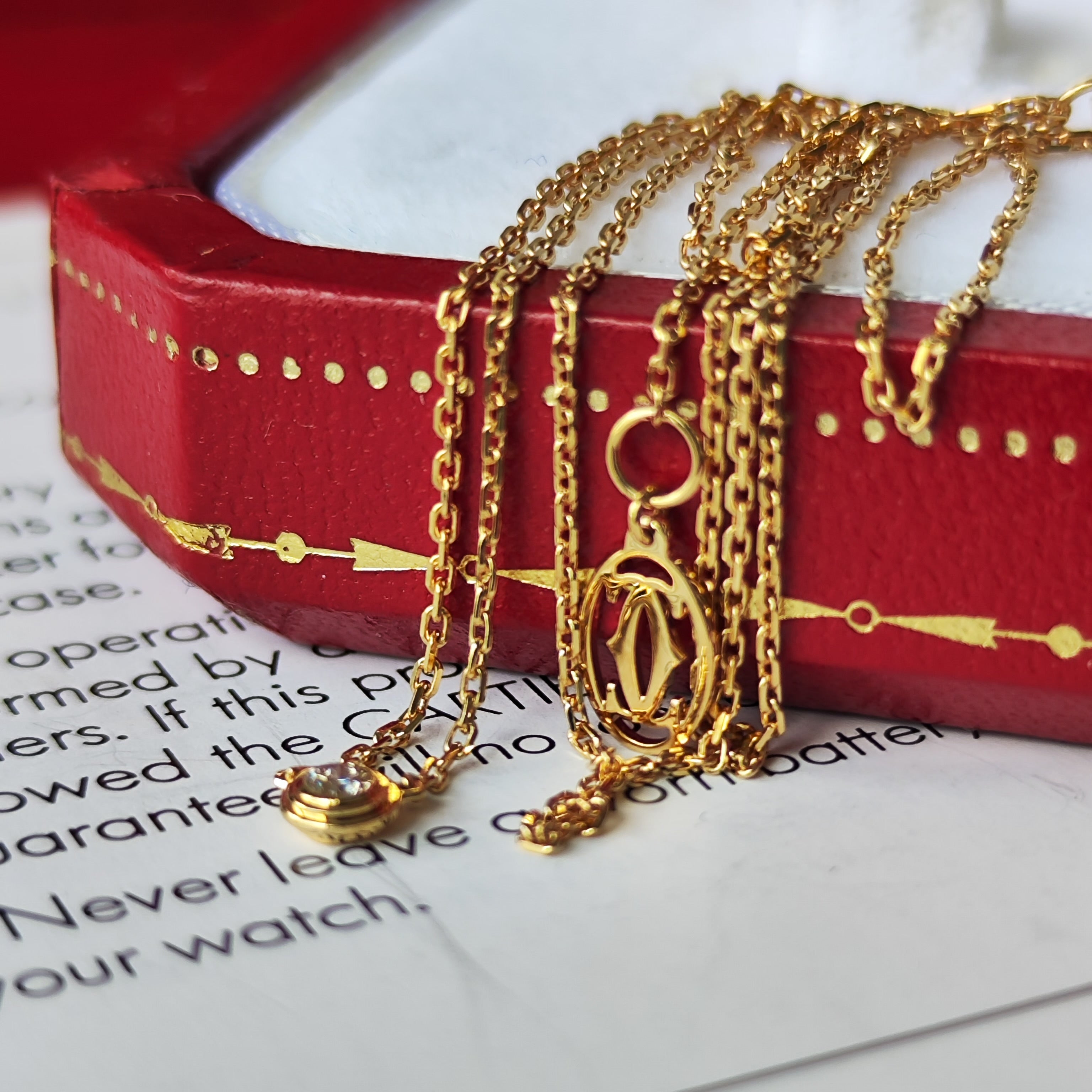 Cartier カルティエ ダムール XS ネックレス 18金YG – Mico宝飾店
