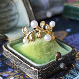 MIKIMOTO ミキモト あこや真珠 18金リング