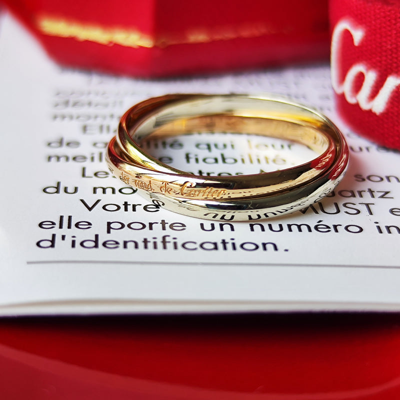 Cartier カルティエ トリニティリング 18金 12号