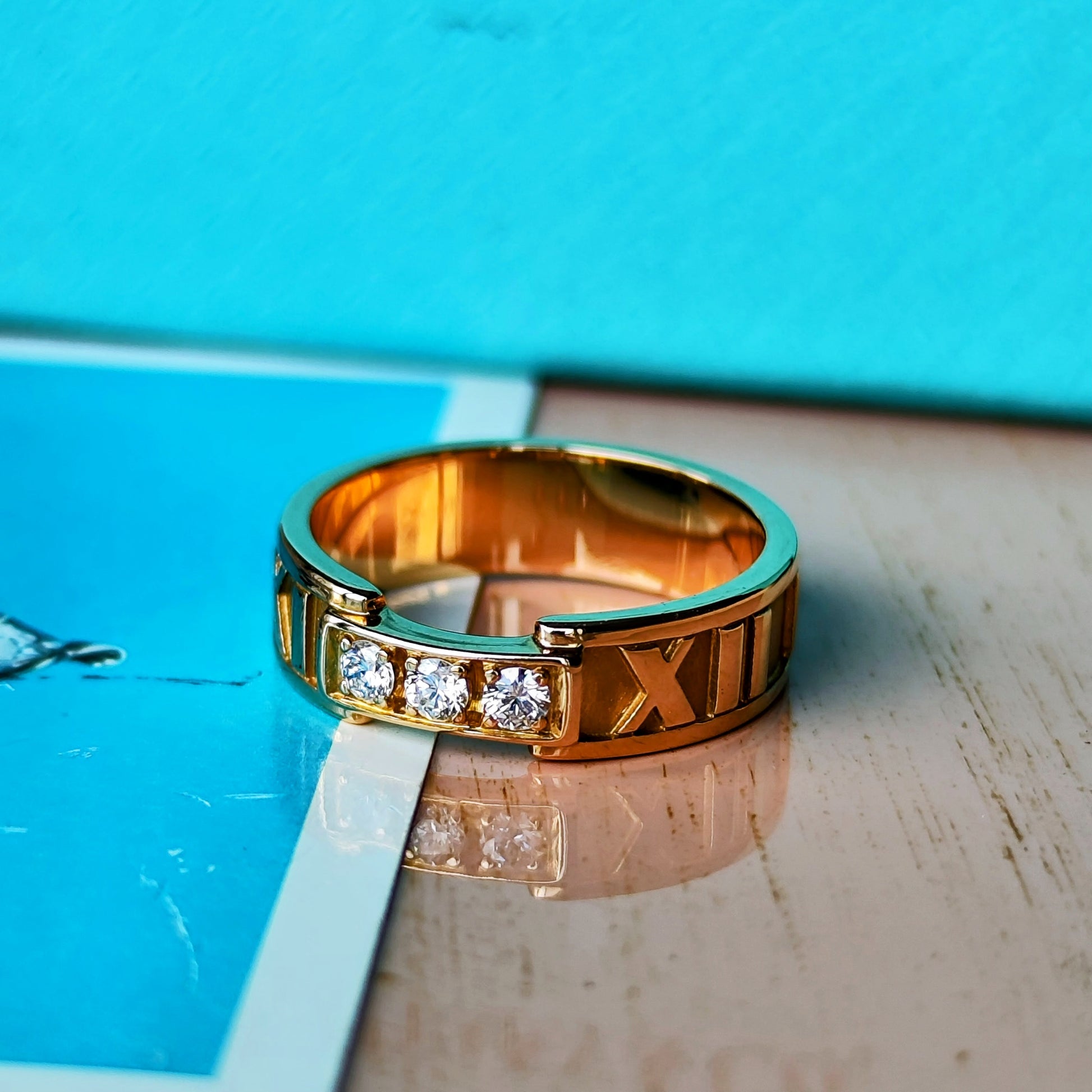 TIFFANY&Co ティファニー アトラス ダイヤモンド 18金PG