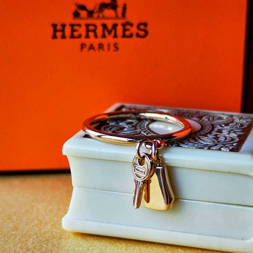 【お値下げ】HERMES エルメス ケリー クロシェットリング 18金