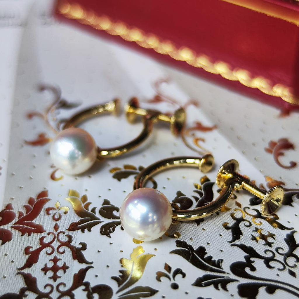 MIKIMOTO ミキモト あこや真珠 イヤリング