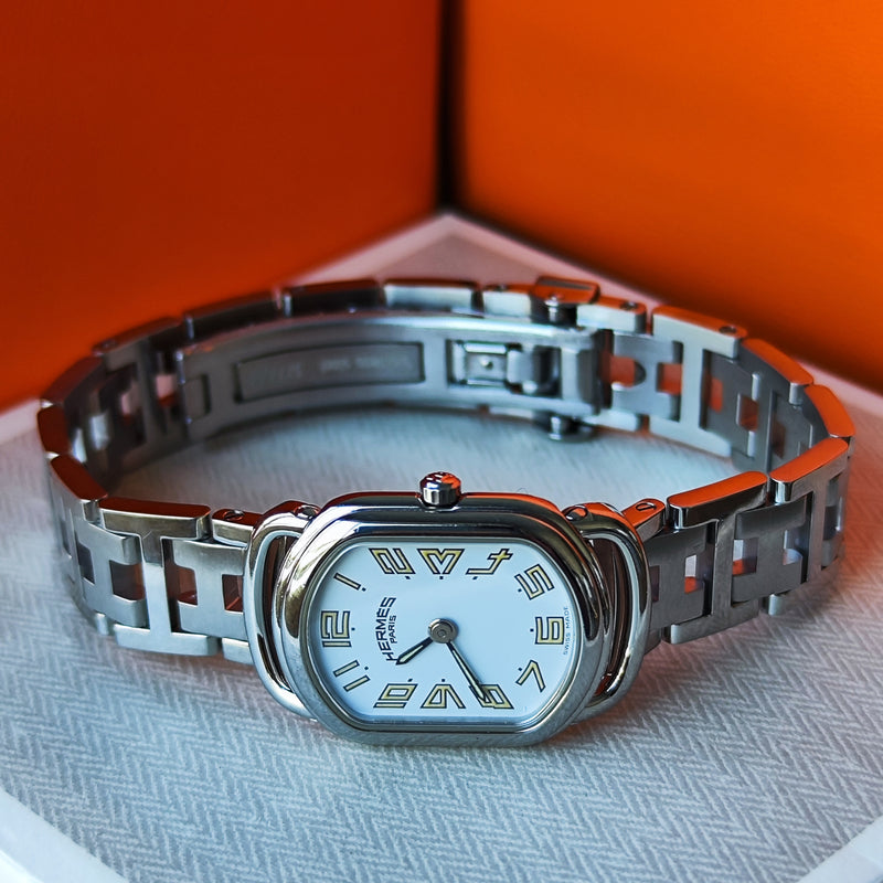 HERMES エルメス ラリー クォーツ腕時計