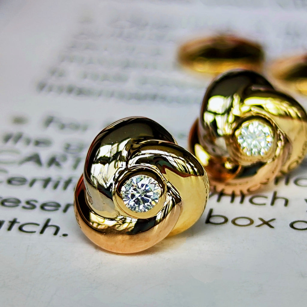 Cartier カルティエ トリニティピアス ダイヤモンド