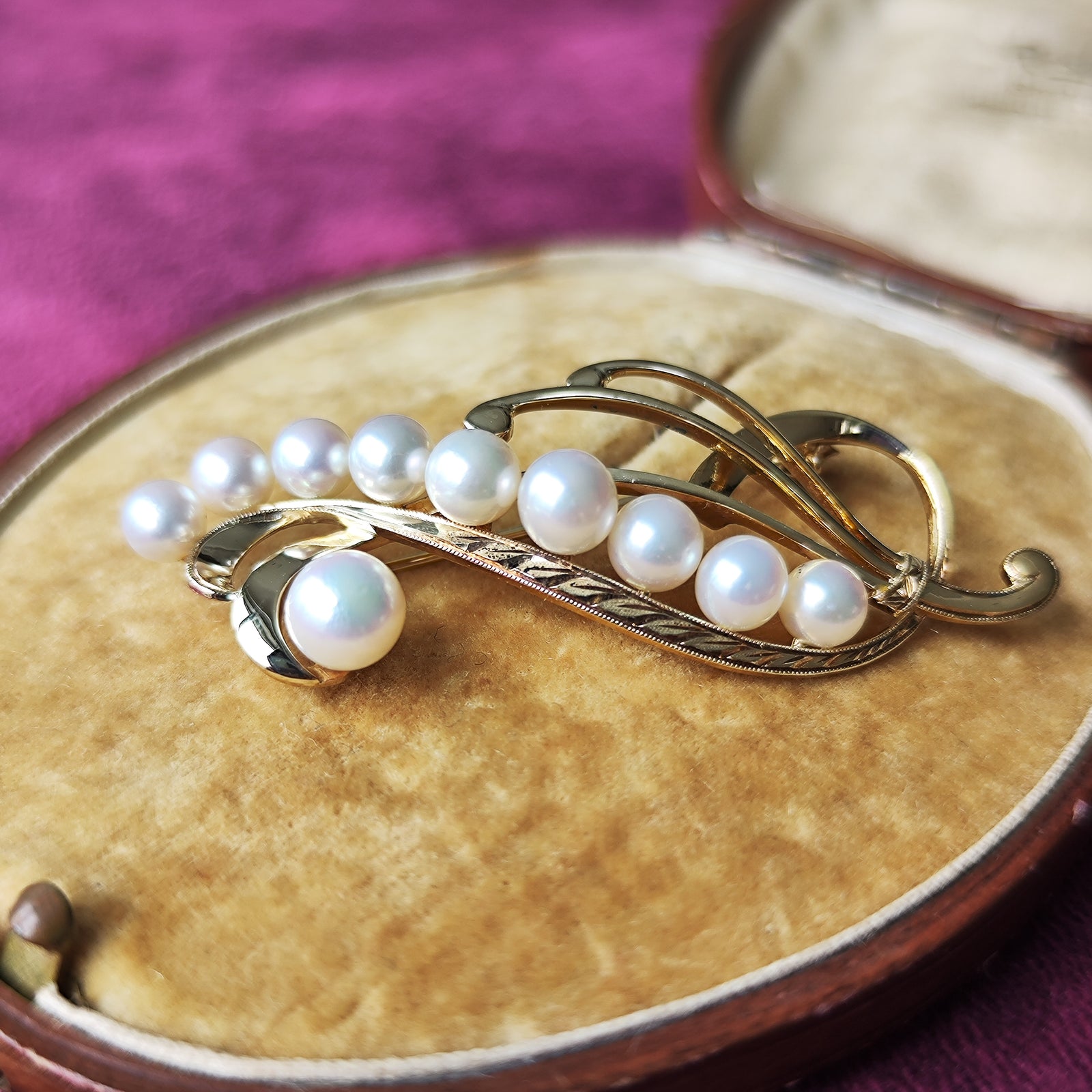 MIKIMOTO ミキモト あこや真珠 ヴィンテージ ブローチ – Mico宝飾店