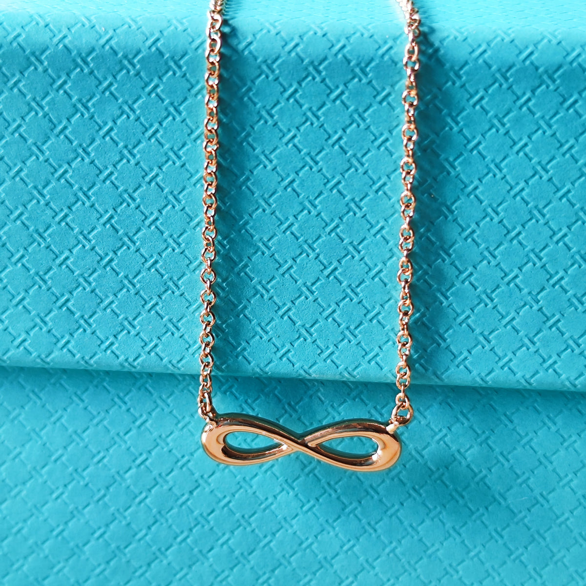TIFFANY＆Co. ティファニー インフィニティ ミニ ネックレス 18金PG