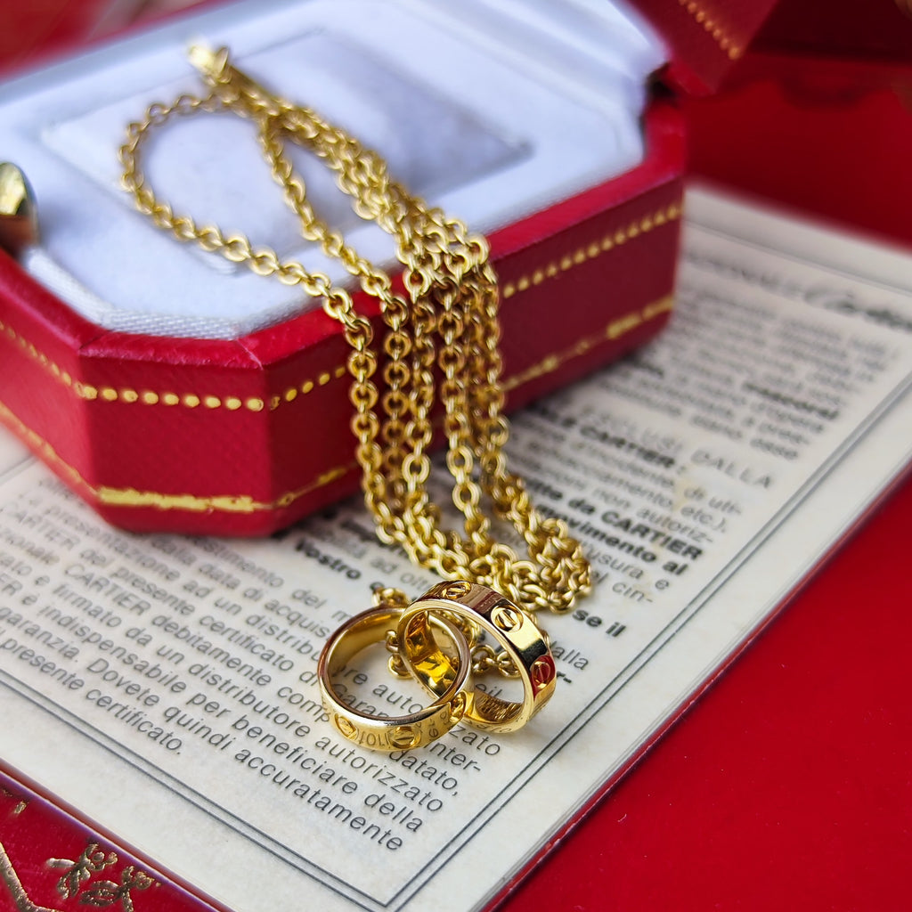 Cartier カルティエ ベビーラブ ネックレス 18金YG