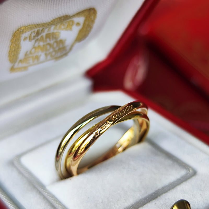 Cartier カルティエ トリニティリング 18金 12号