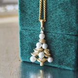 MIKIMOTO ミキモト クリスマスツリー ペンダントトップ