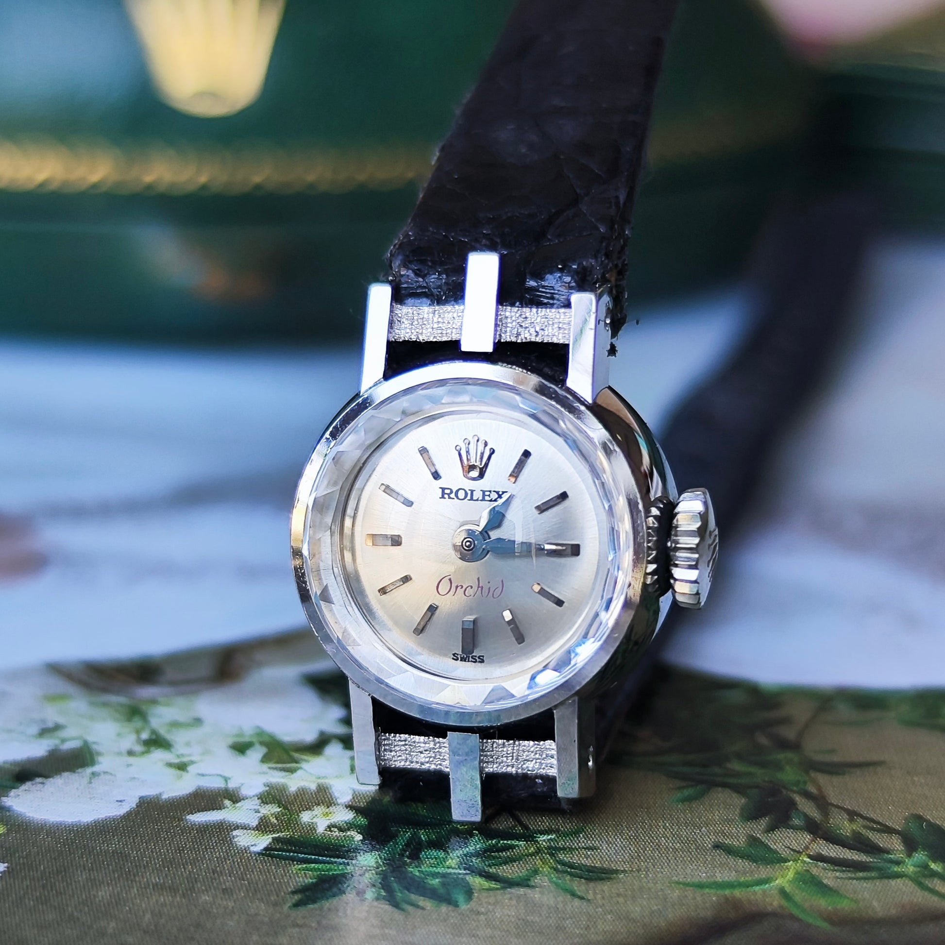 【OH済み】ROLEX ロレックス Orchid オーキッド 18金ホワイトゴールド 金無垢時計