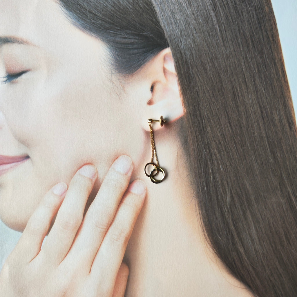 Cartier カルティエ スィートトリニティピアス ダイヤモンド 18金