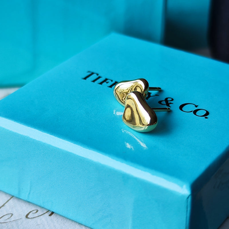 TIFFANY &Co ティファニー フルハート 18金ピアス