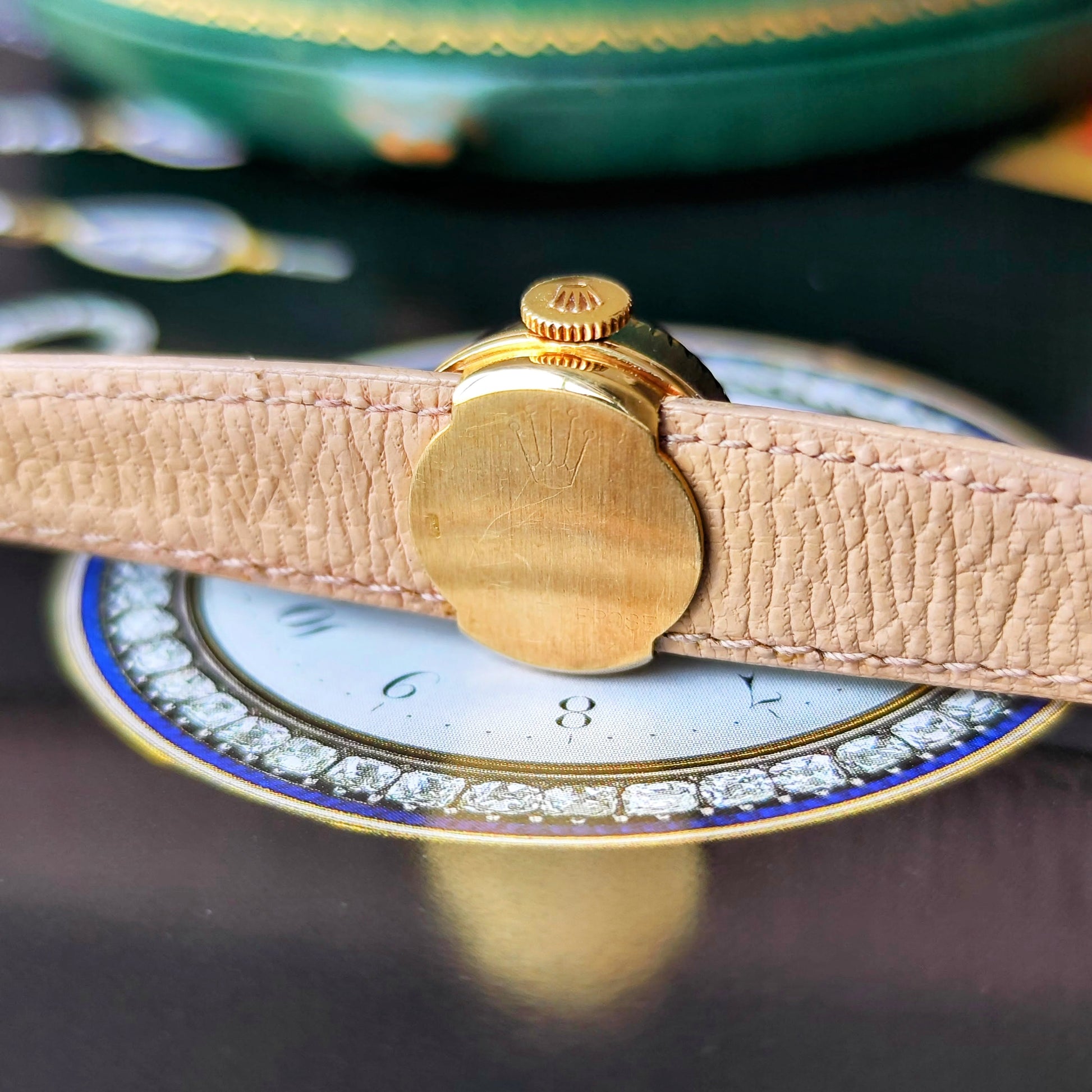 【ROLEX CHAMELEON】ロレックス カメレオン 18金無垢 手巻き腕時計 OH済み