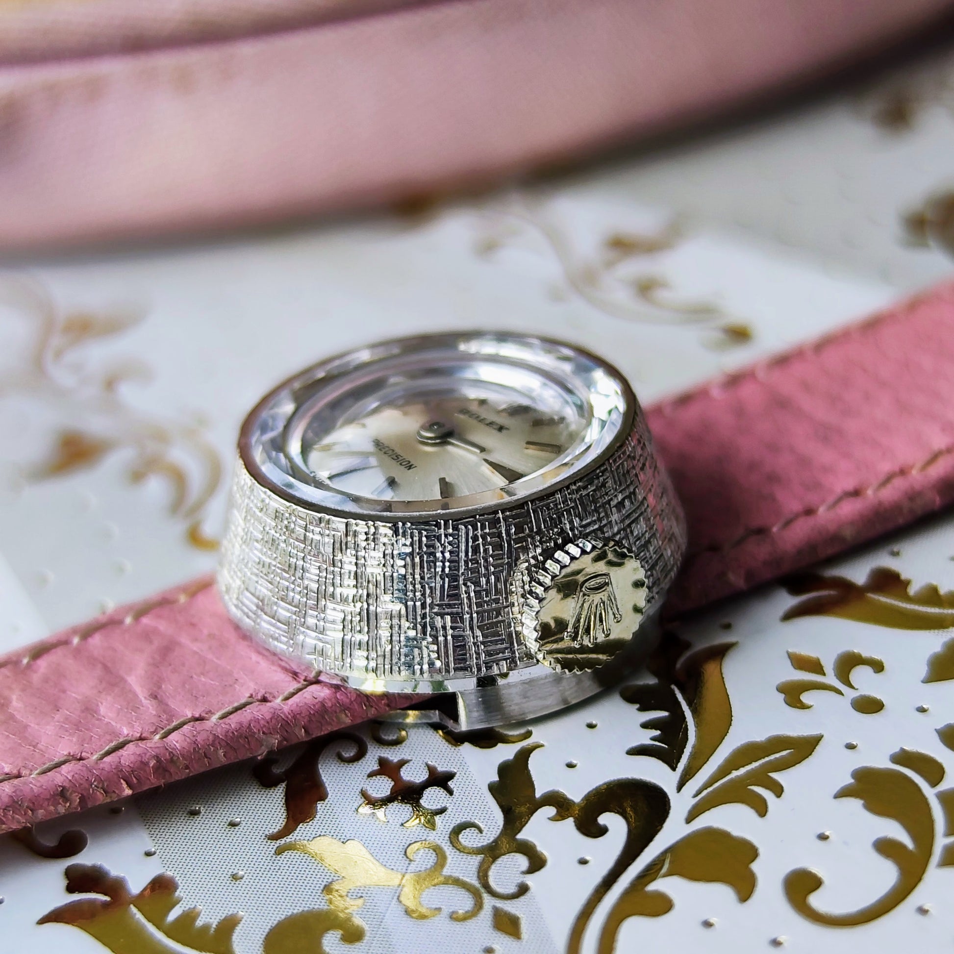 【ROLEX CHAMELEON】ロレックス カメレオン 18金無垢 手巻き腕時計 OH済み