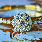 【ローズカット】天然ダイヤモンド 0.30ct 18金リング