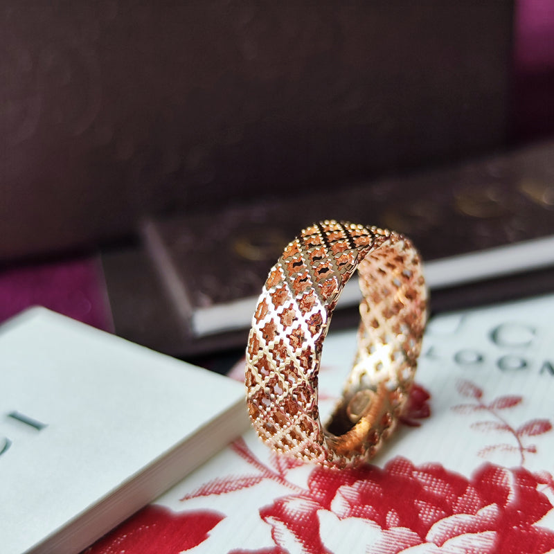 【定価18万】グッチ ディアマンティッシマ　WG　ホワイトゴールド　18K グッチ GUCCI ディアマンティッシマ リング・指輪 10号 18金 K18