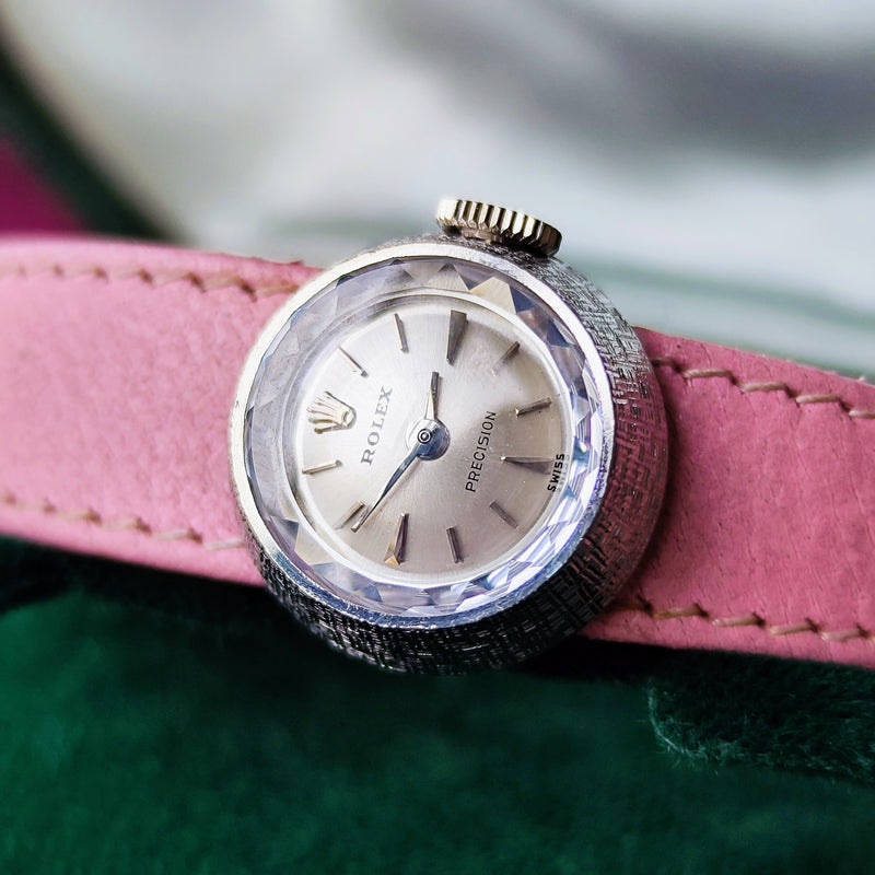 【ROLEX CHAMELEON】ロレックス カメレオン 18金無垢 手巻き腕時計 OH済み