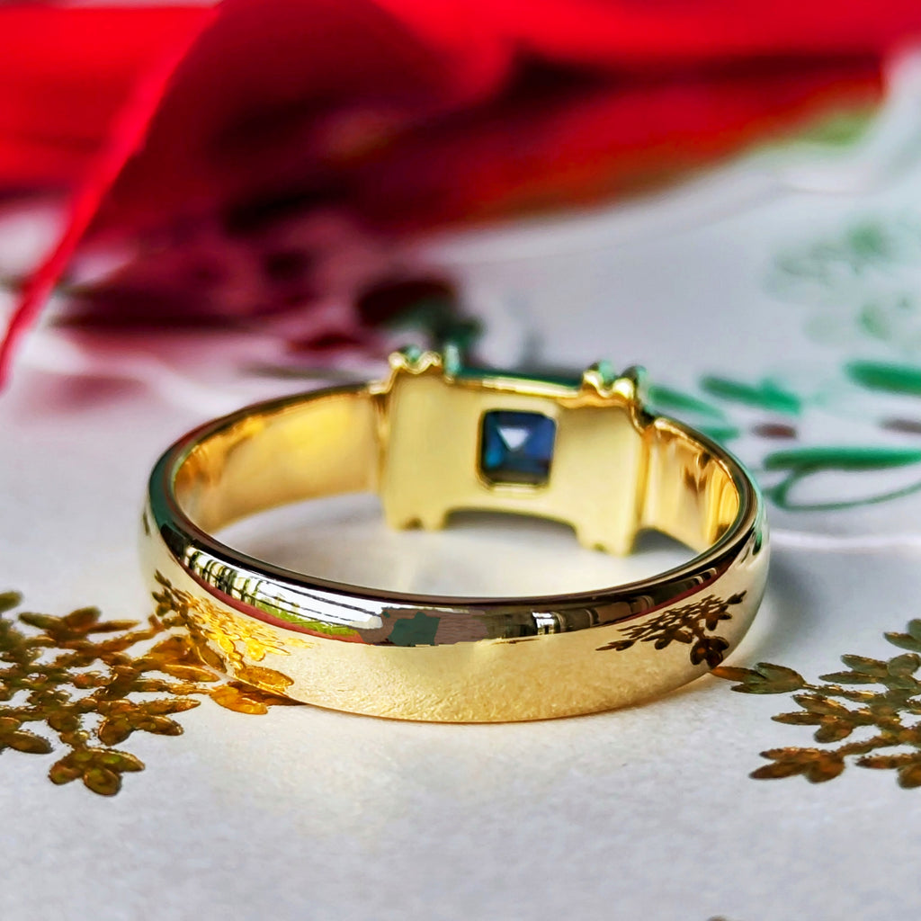 TIFFANY &Co ティファニー スタッキングリング サファイア 18金