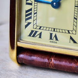 Cartier カルティエ マストタンク ヴェルメイユ ローマンダイヤル アイボリー クォーツ腕時計