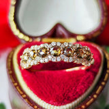 【ローズカット】天然ブラウンダイヤモンド リング